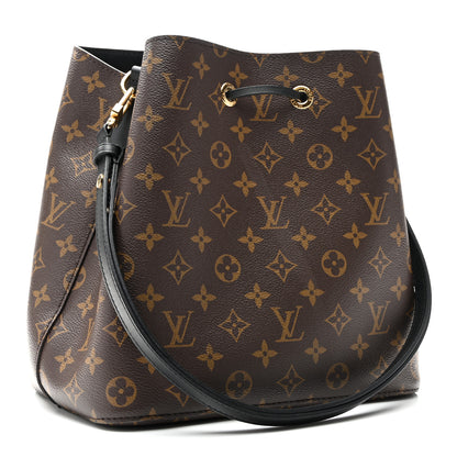 Louis Vuitton Monogram Neonoe MM Black 3 of 10