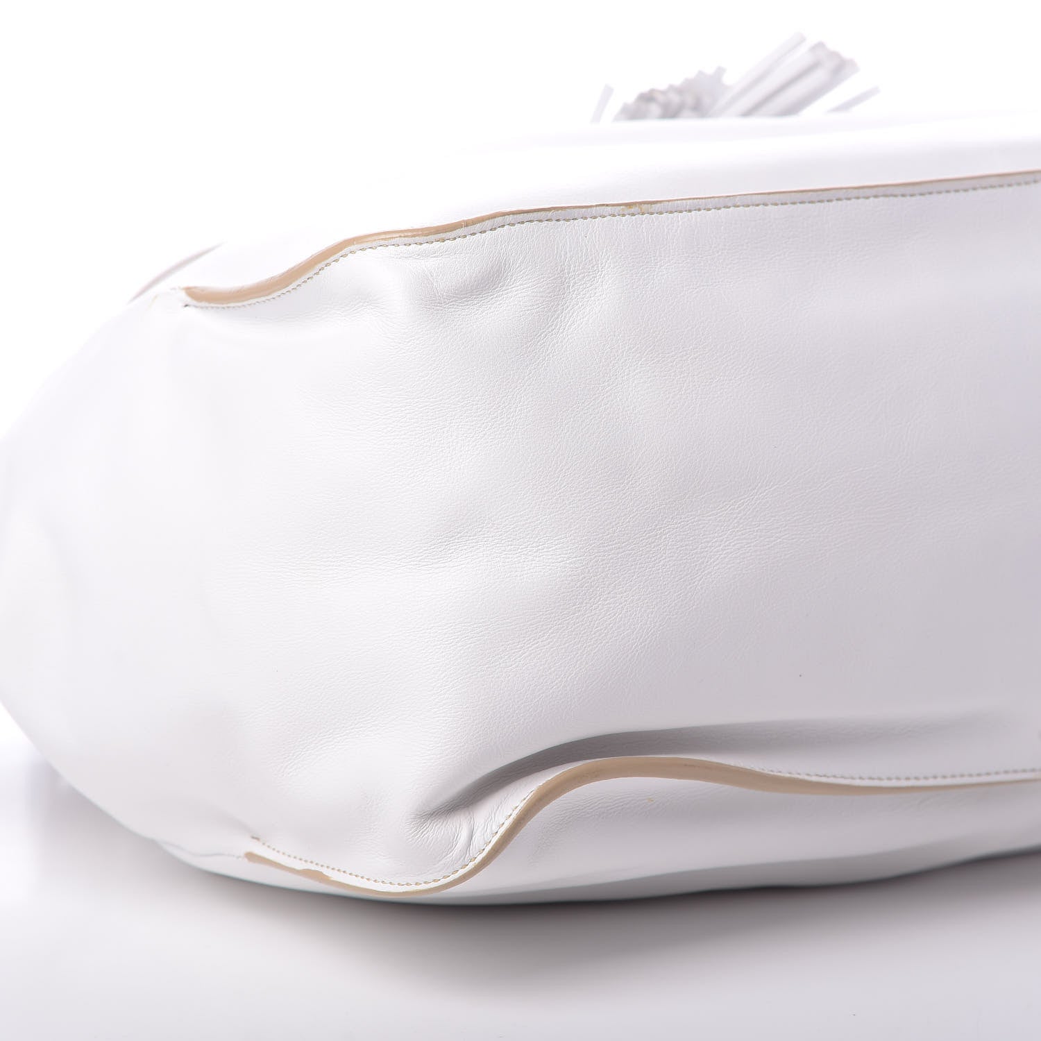 Prada Nappa Soft Drawstring Tote White 9 of 14