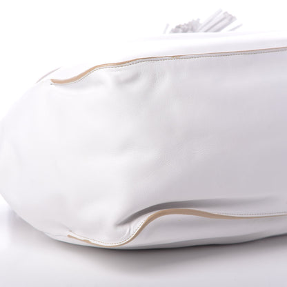 Prada Nappa Soft Drawstring Tote White 9 of 14