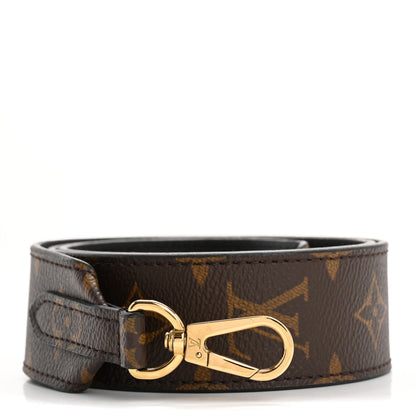 Louis Vuitton Monogram Bandouliere Shoulder Strap Black 1 of 6