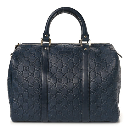 Gucci Guccissima Medium Joy Boston Navy 1 of 12
