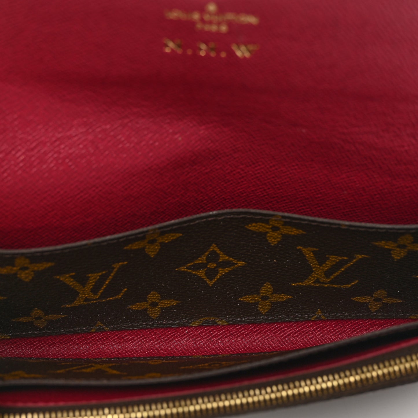 Monogram Emilie Wallet Fuchsia