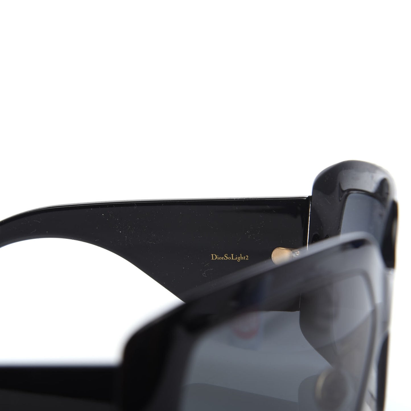 Acetate DiorSo Light 2 Shield Sunglasses Black