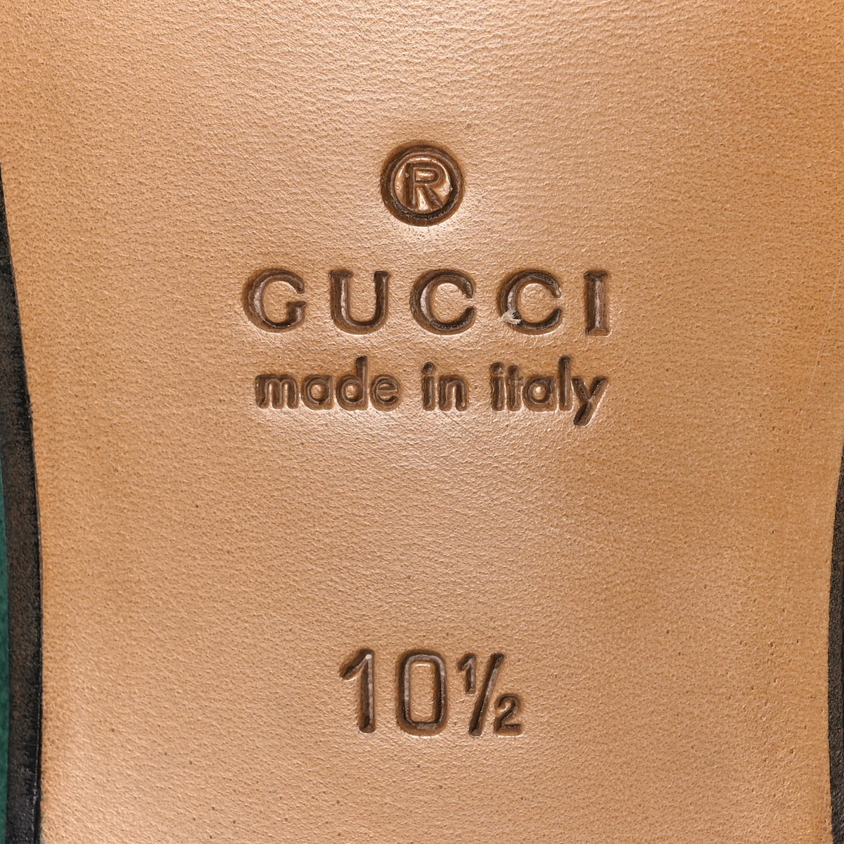 Gucci Suede Horsebit Mens Jordaan Loafers 10.5 Green 8 of 11