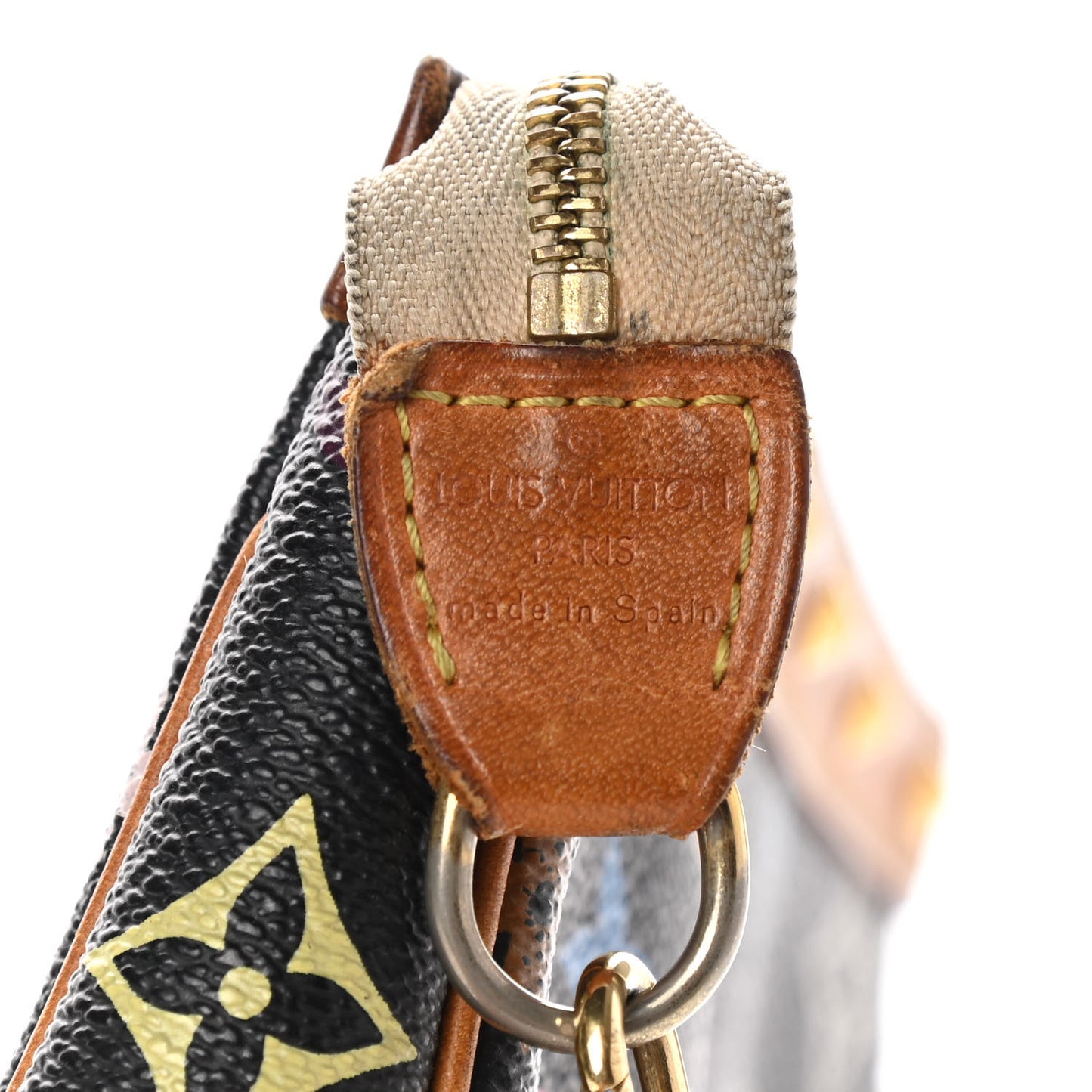Monogram Multicolor Pochette Accessories Black