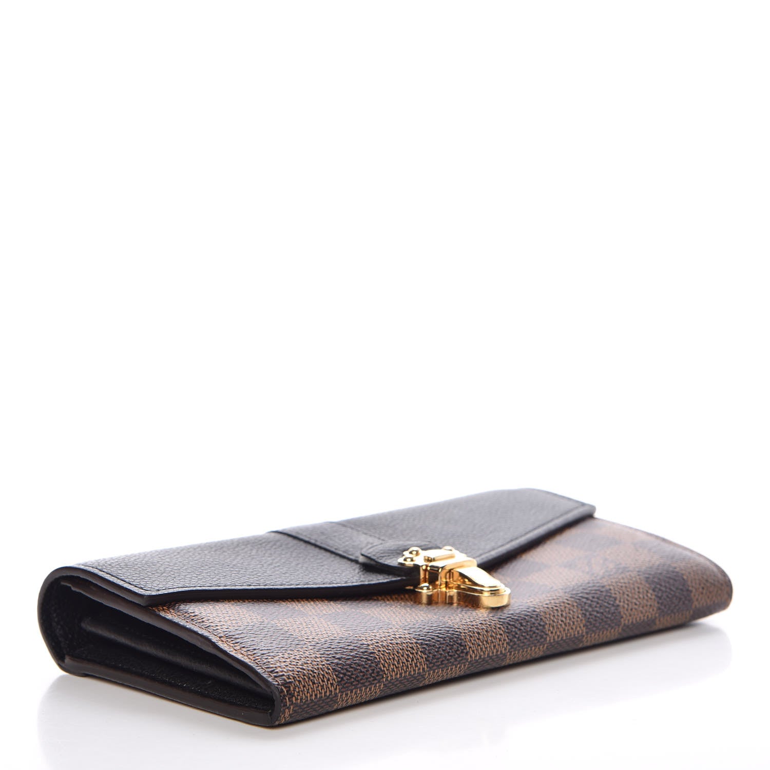 Louis Vuitton Damier Ebene Clapton Wallet Black 4 of 15