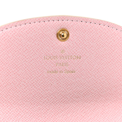 Louis Vuitton Damier Azur Rosalie Coin Purse Rose Ballerine 6 of 12