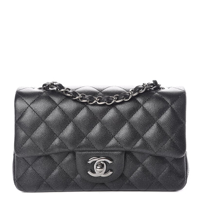 Chanel Iridescent Caviar Quilted Mini Rectangular Flap Black 1 of 10