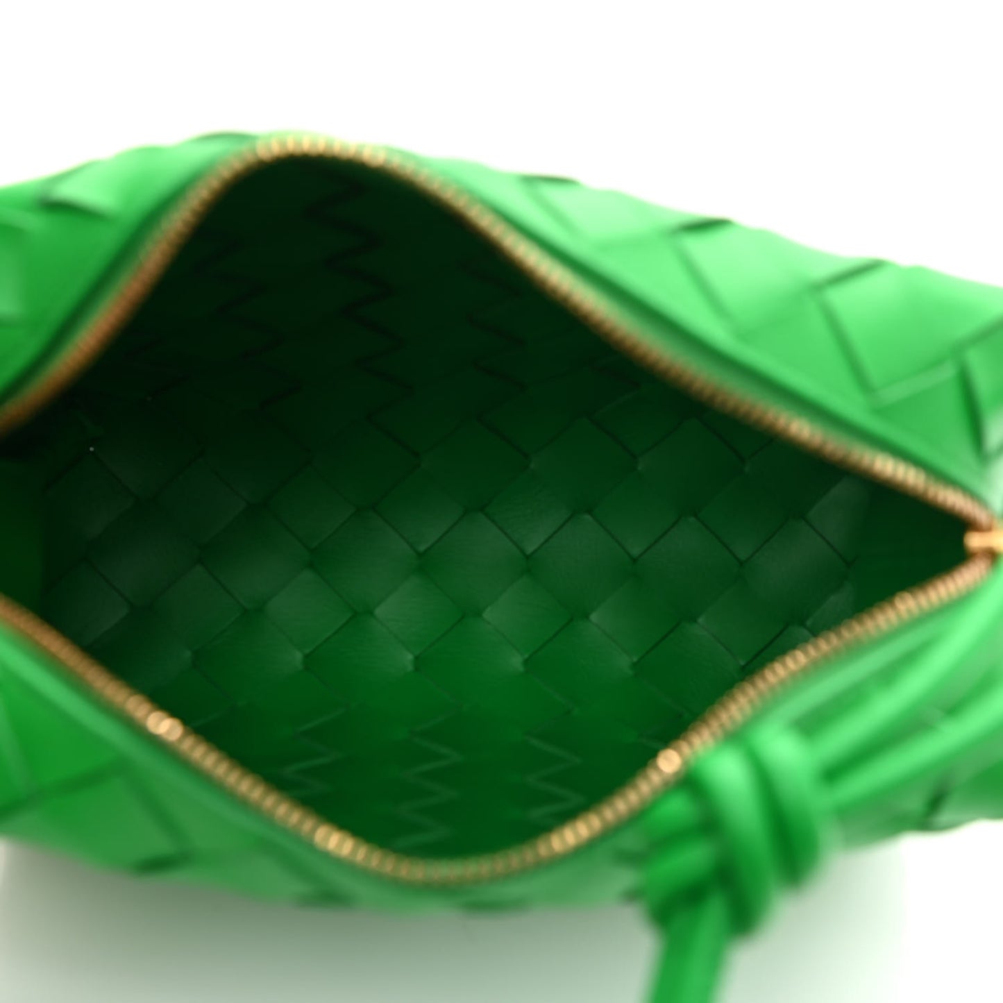 Nappa Intrecciato Mini Loop Camera Bag Parakeet