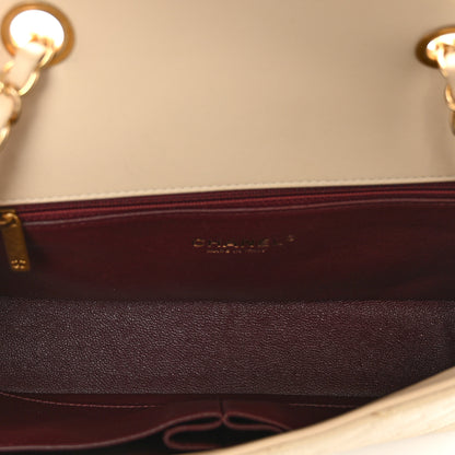 Chanel Caviar Quilted Medium CC Filigree Flap Beige 6 of 12