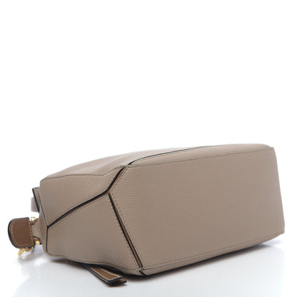 Loewe Grained Calfskin Small Puzzle Bag Sand Mink 4 of 9