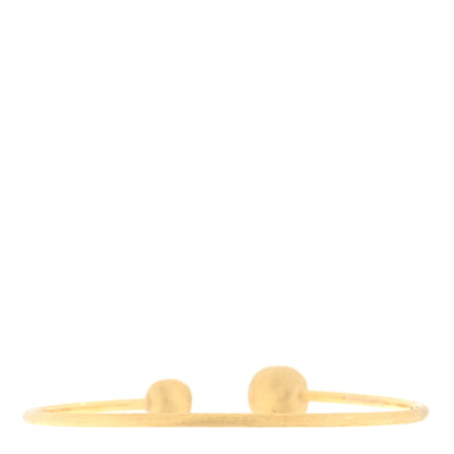 Marco Bicego 18K Yellow Gold Diamond Africa Constellation Kissing Cuff Bracelet 2 of 3