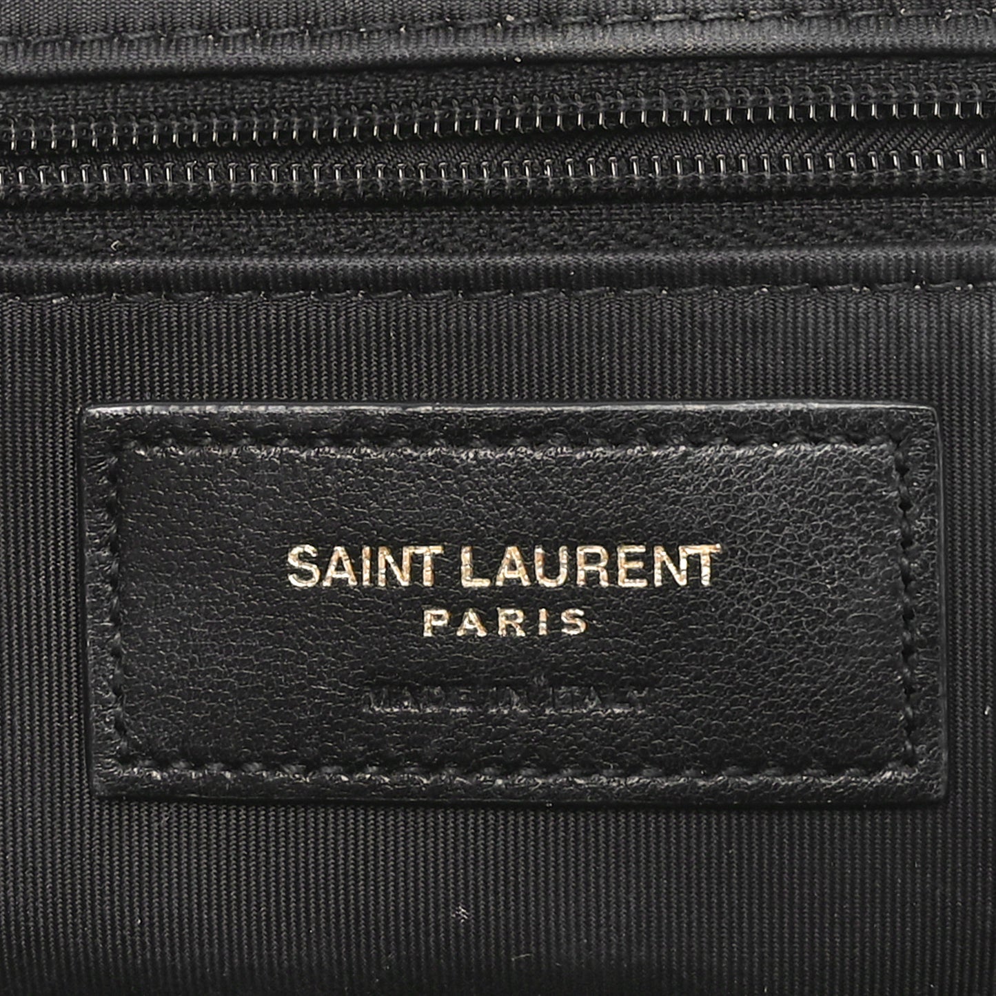 Lambskin Quilted Gaby Vanity Case Black
