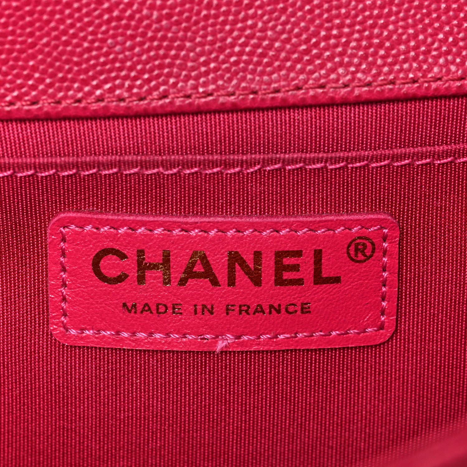 Chanel Caviar Quilted Medium Boy Flap Fuchsia 6 of 9
