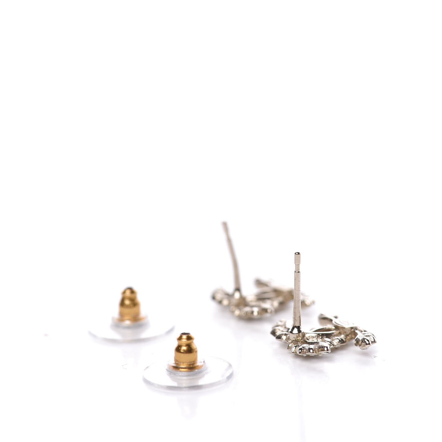 Strass Crystal Dazzling Wheat CC Earrings Gold