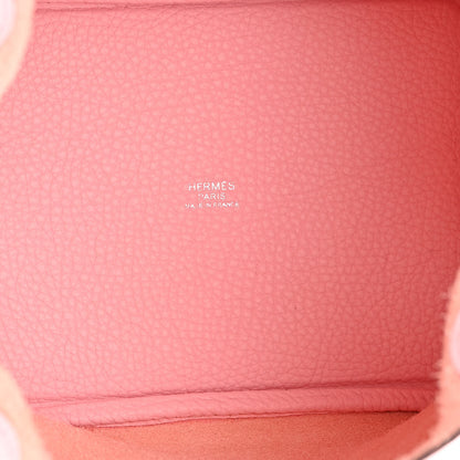 Hermes Taurillon Clemence Picotin Lock 18 PM Rose Sakura 5 of 11