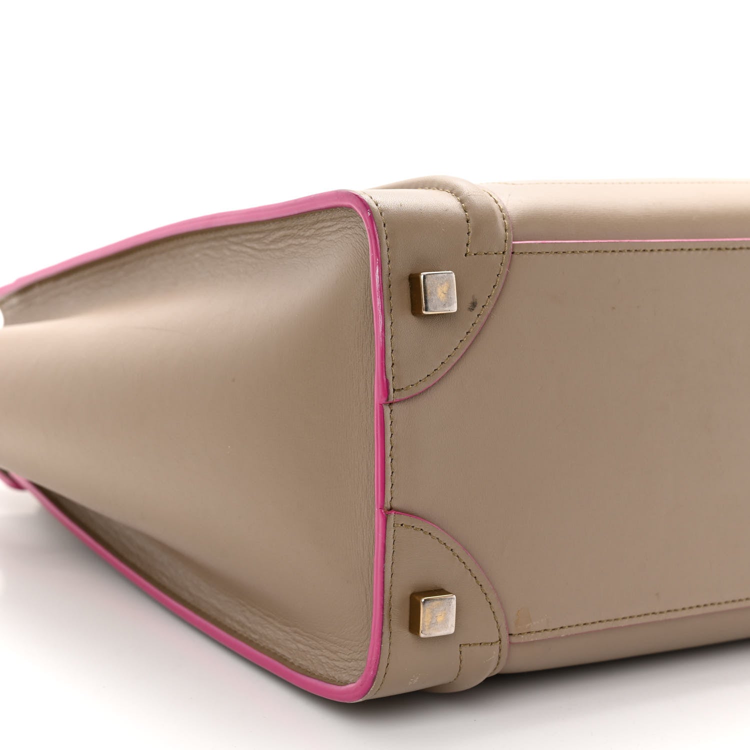 Celine Palmelato Calfskin Micro Luggage Beige 8 of 10