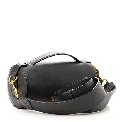Burberry Calfskin The Barrel Bag Charcoal Grey 3 of 12