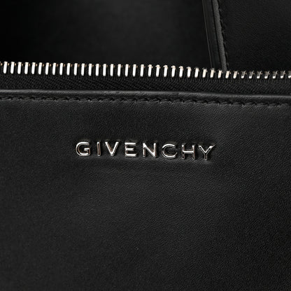 Givenchy Calfskin Logo Debossed Medium Shopper Tote Black 7 of 15
