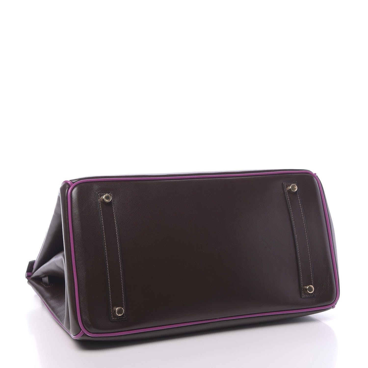 Hermes Box Bi-Color Birkin 35 Raisin Cyclamen 3 of 10