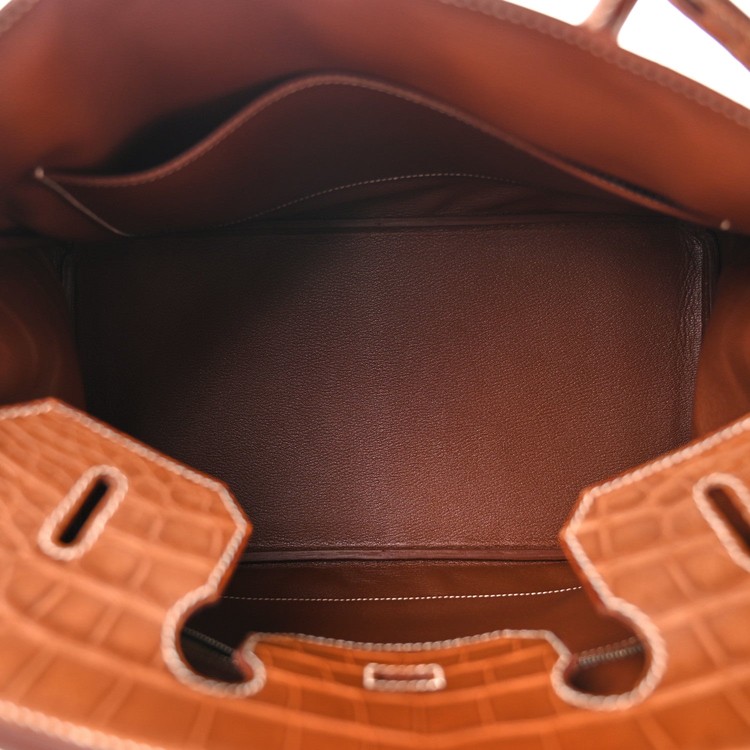 Hermes Matte Alligator Birkin 35 Fauve 5 of 11