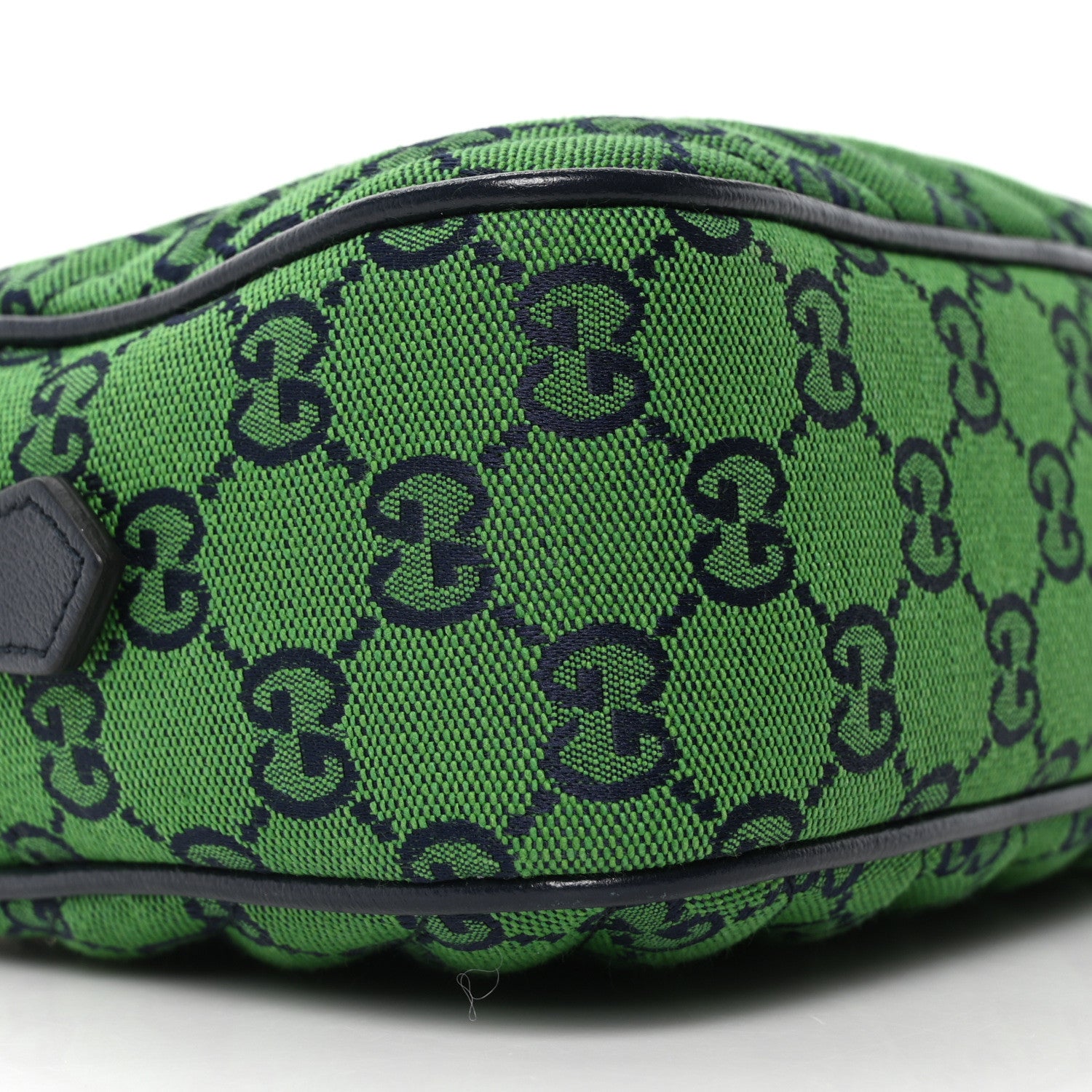 Gucci Monogram Multicolor Matelasse Diagonal Small GG Marmont Chain Shoulder Bag Green Blue 9 of 10