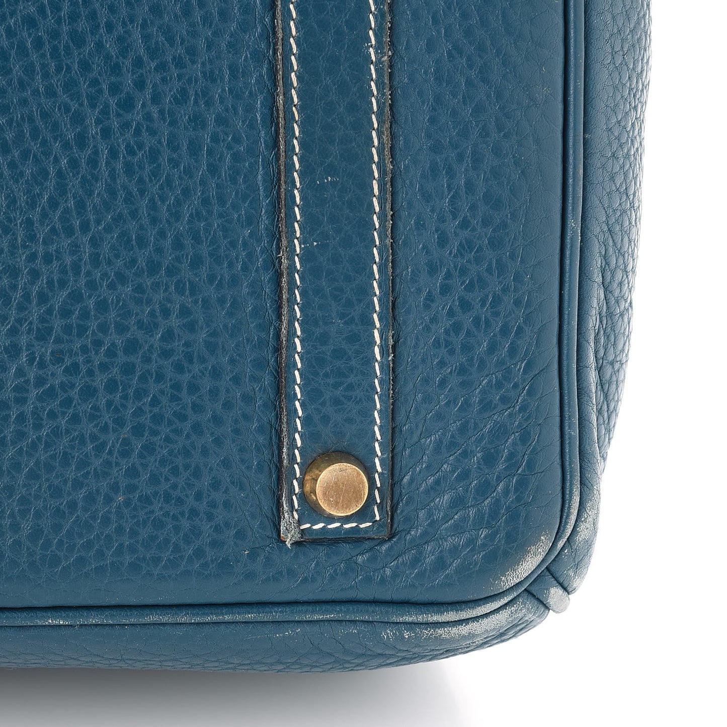 Taurillon Clemence Birkin 35 Bleu Thalassa