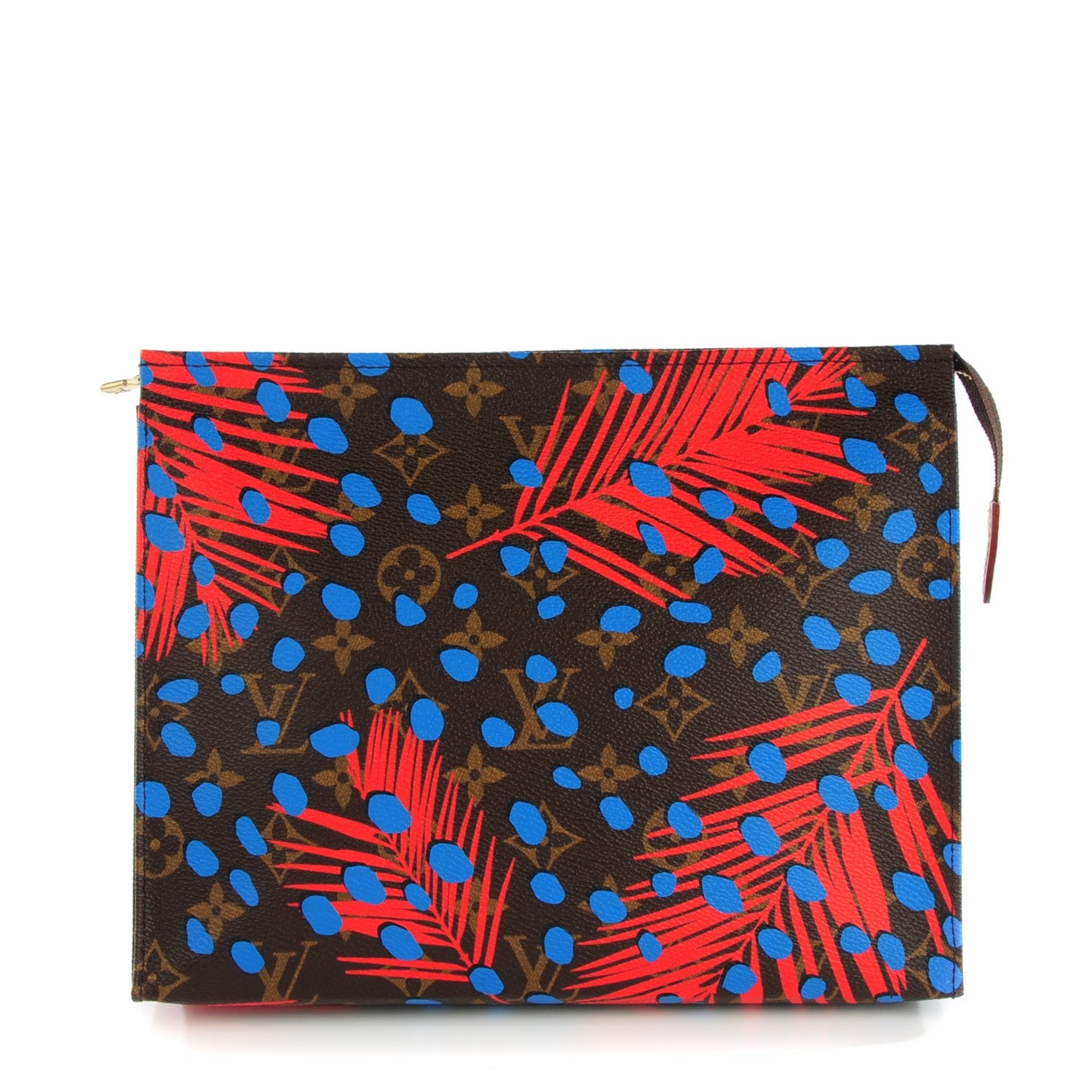 Louis Vuitton Monogram Jungle Dots Toiletry Pouch 26 Coquelicot Denim 1 of 7