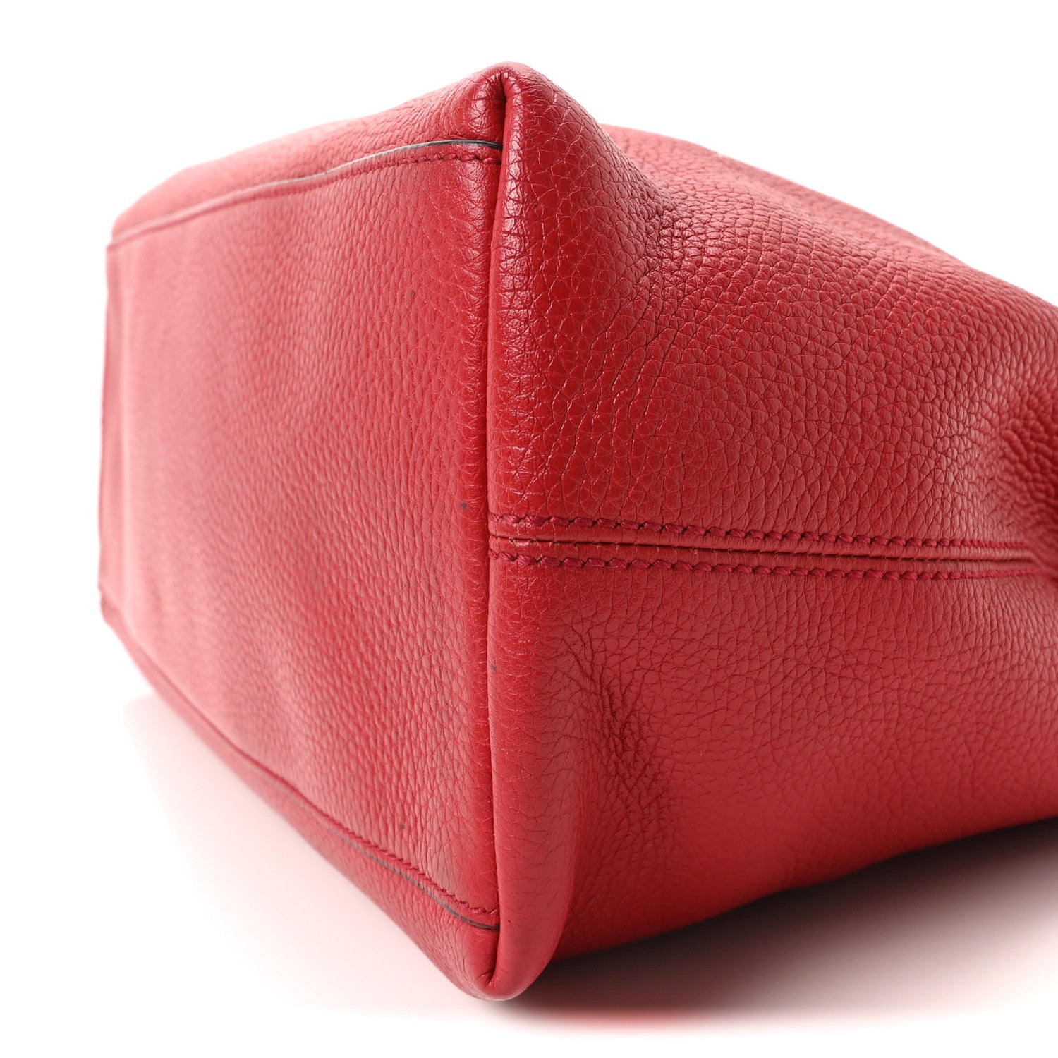 Gucci Pebbled Calfskin Medium Soho Chain Shoulder Bag Tabasco Red 10 of 10