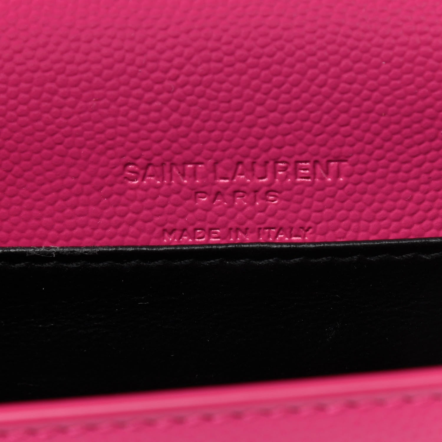 Saint Laurent Grain De Poudre Monogram Kate Belt Bag Fuchsia 6 of 10