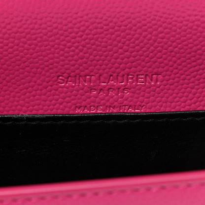 Saint Laurent Grain De Poudre Monogram Kate Belt Bag Fuchsia 6 of 10