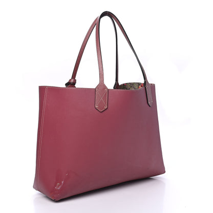 Gucci GG Supreme Monogram Blooms Medium Reversible Tote Beige Multicolor Dry Rose 6 of 11