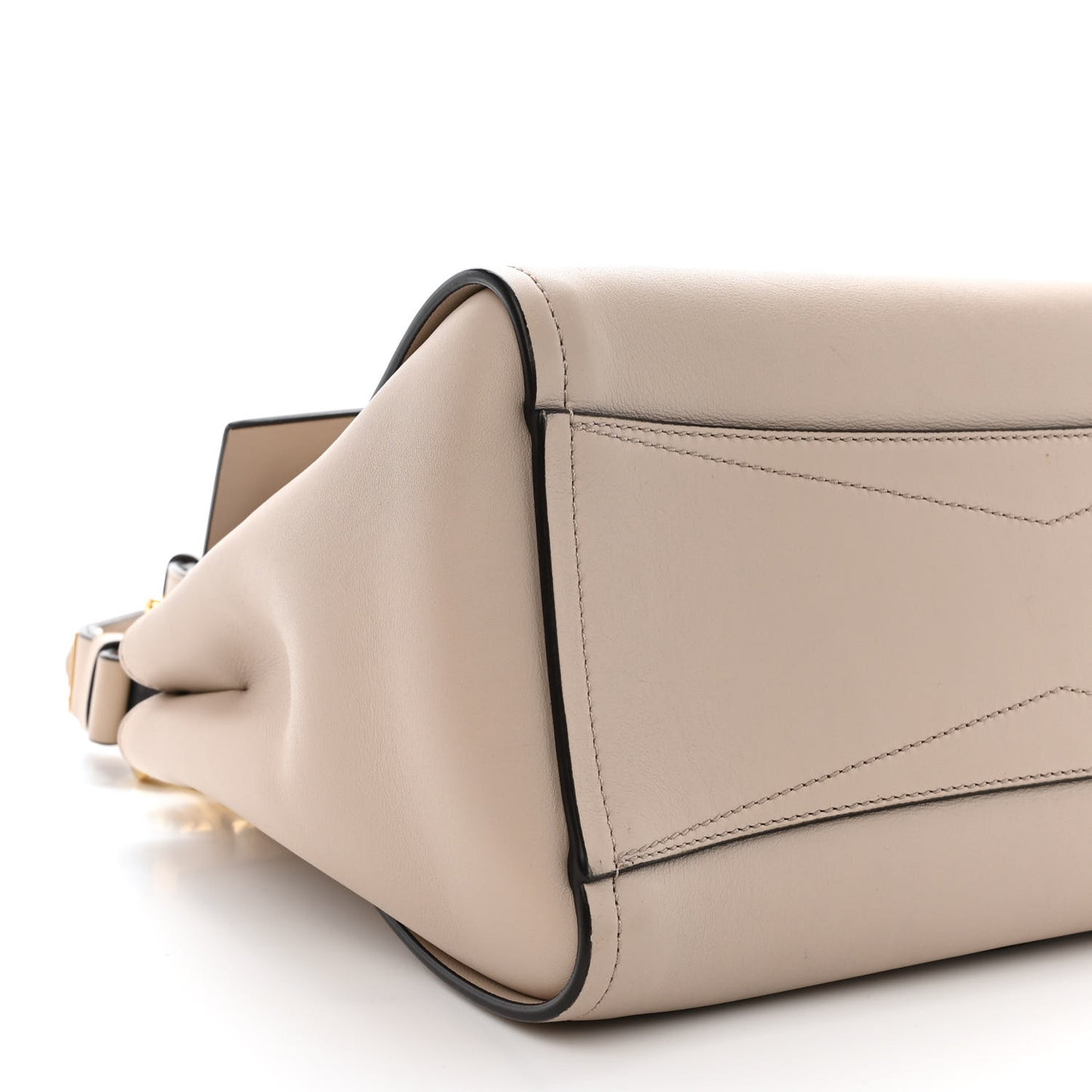Calfskin Small Mystic Shoulder Bag Natural
