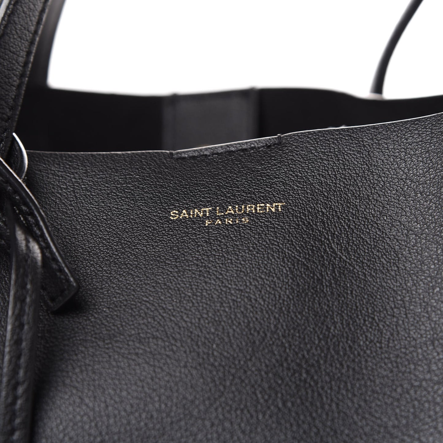 Calfskin Toy Shopping Tote Black