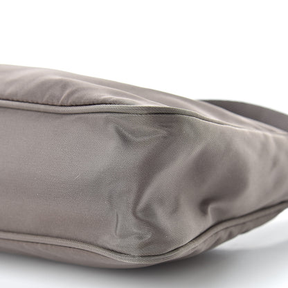 Prada Tessuto Nylon Small Shoulder Bag Grey 10 of 10