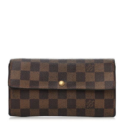 Louis Vuitton Damier Ebene Sarah Wallet 1 of 4