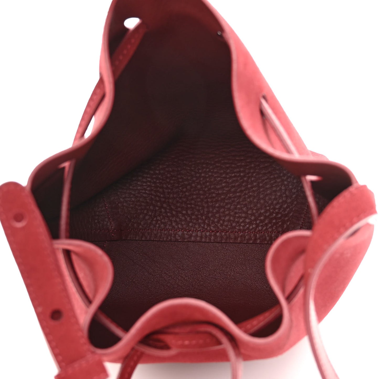 Suede Mini Bucket Bag Rococo
