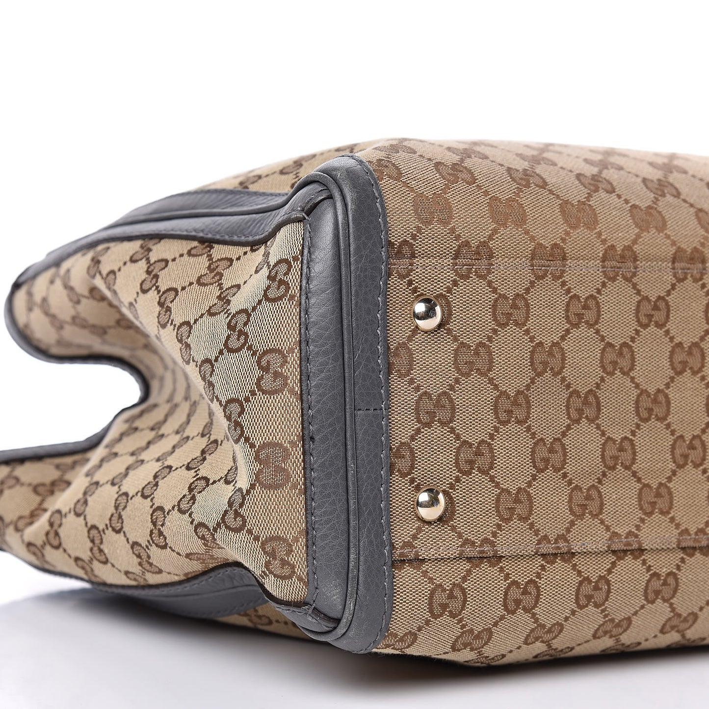 Monogram Medium Bella Tote Grey