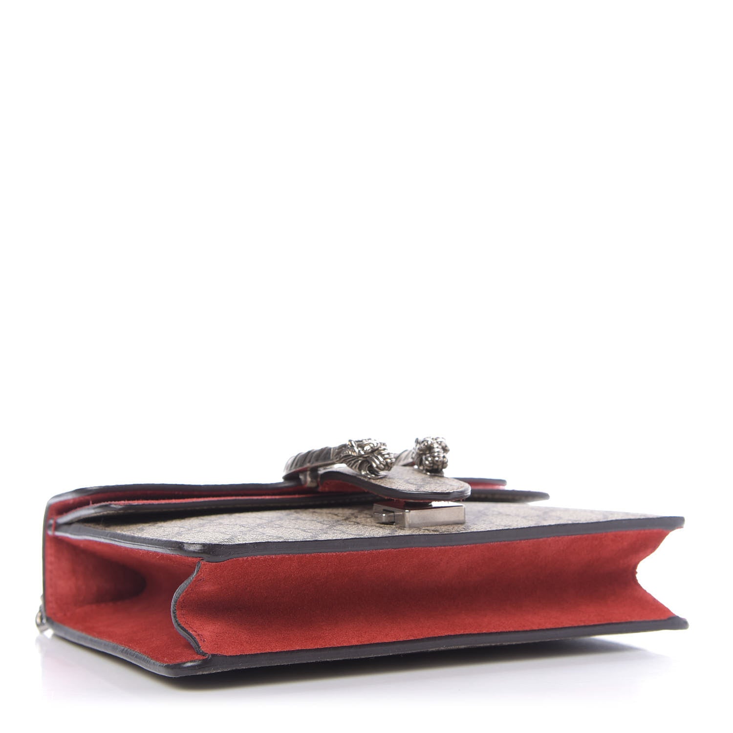 Gucci GG Supreme Monogram Mini Dionysus Shoulder Bag Hibiscus Red 5 of 10