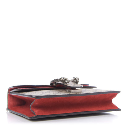 Gucci GG Supreme Monogram Mini Dionysus Shoulder Bag Hibiscus Red 5 of 10