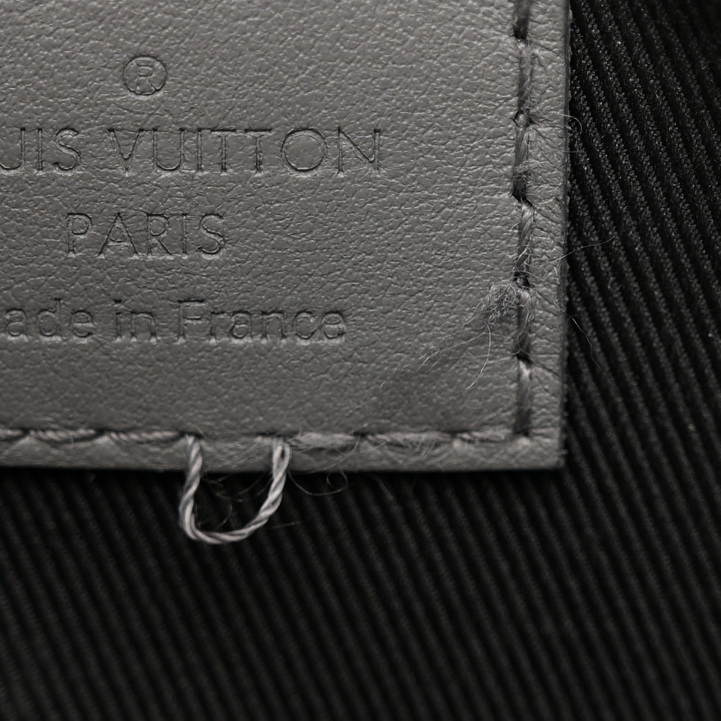 Calfskin Monogram Shadow Duo Messenger Anthracite Gray