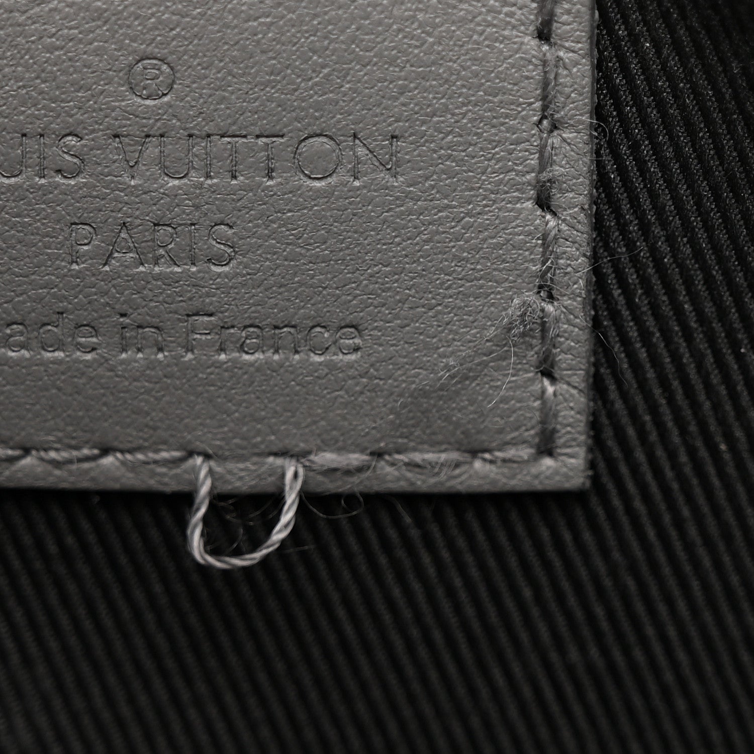 Louis Vuitton Calfskin Monogram Shadow Duo Messenger Anthracite Gray 10 of 14