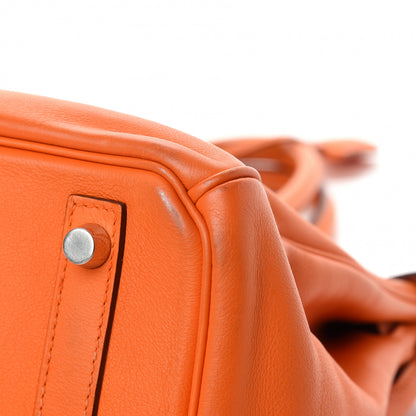 Hermes Swift Birkin 30 Orange 9 of 15