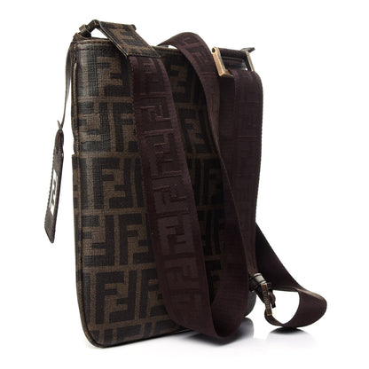 Fendi Zucca Spalmati Messenger Bag Tobacco 3 of 12