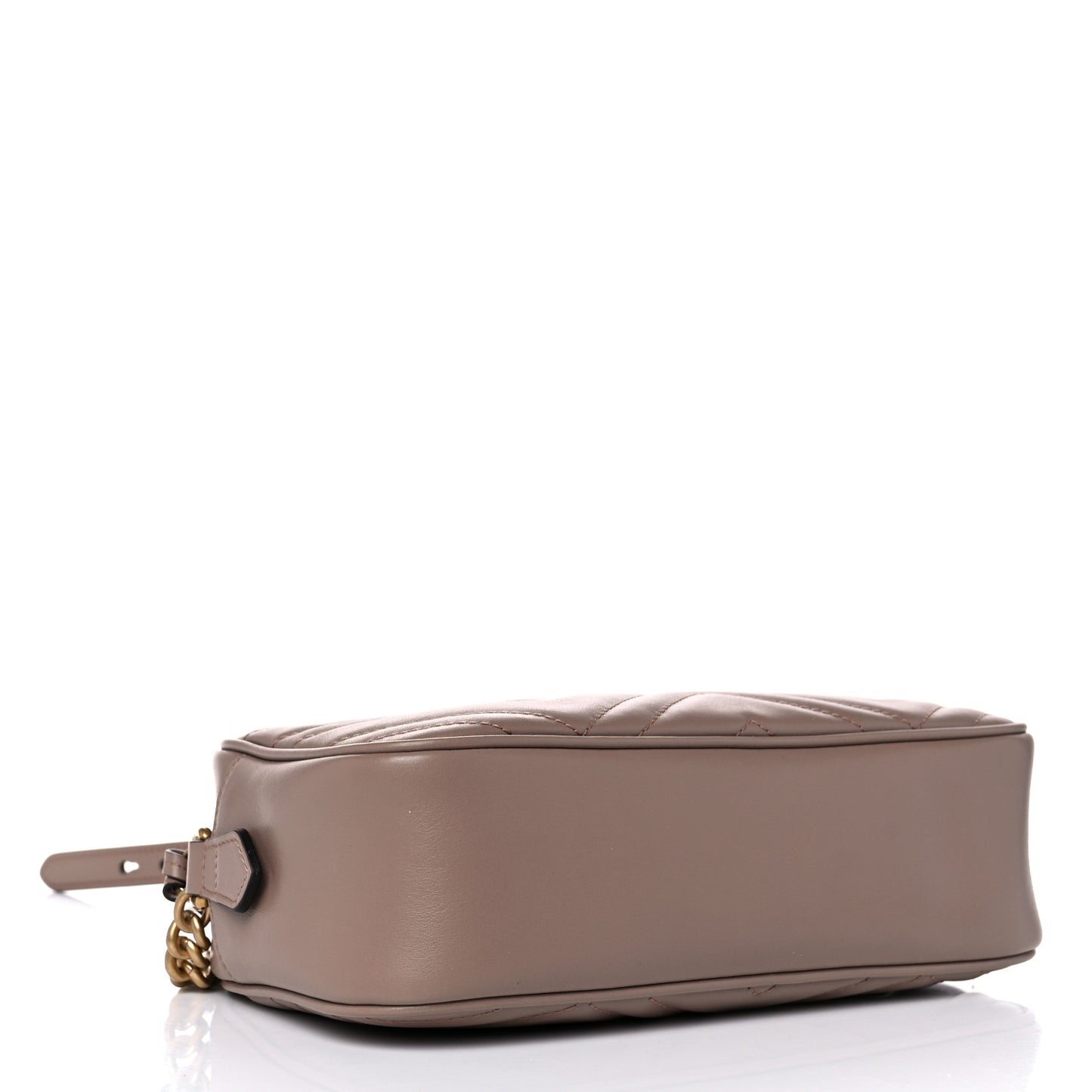 Calfskin Matelasse Small GG Marmont Chain Shoulder Bag Porcelain Rose