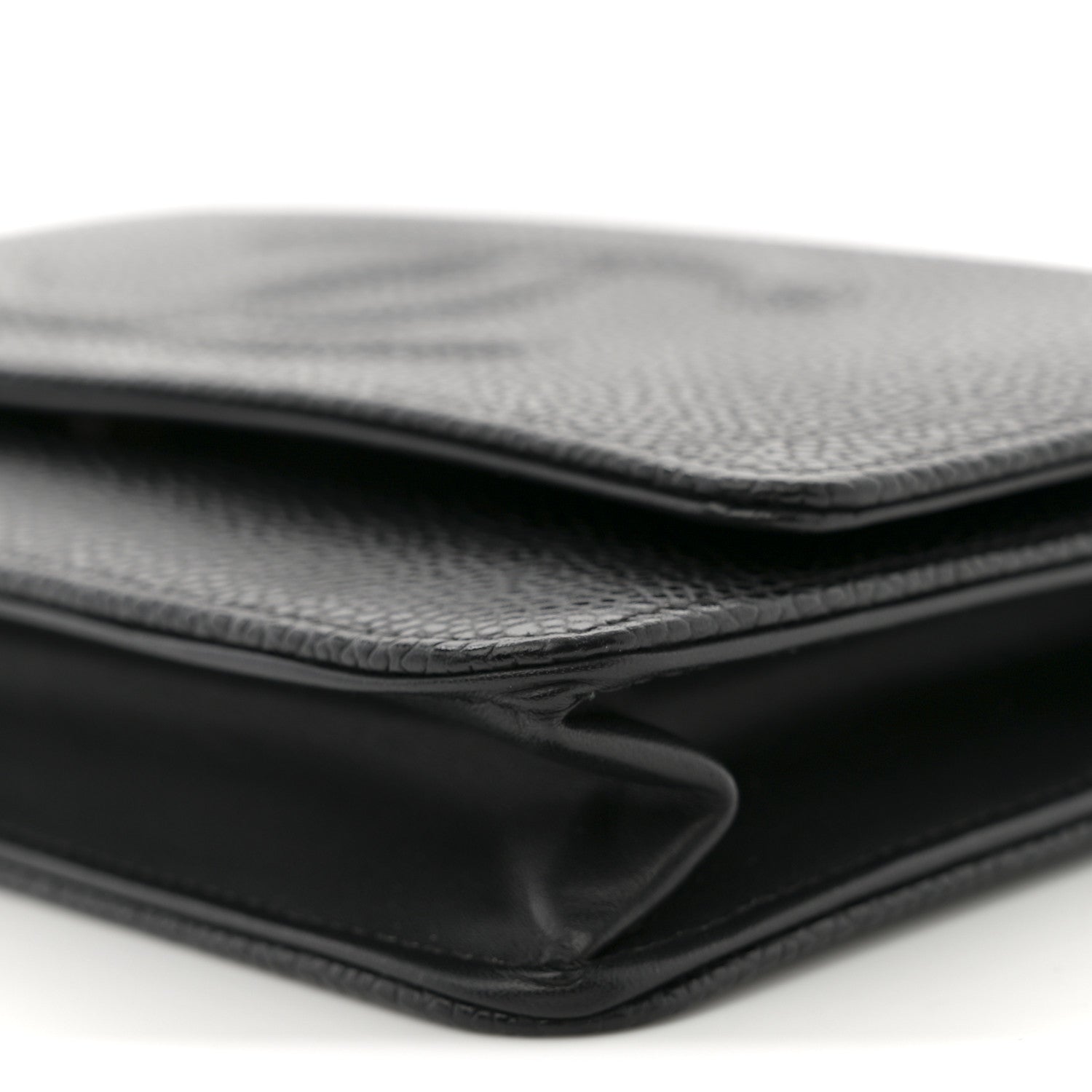 Chanel Caviar Timeless CC Wallet on Chain WOC Black 10 of 11