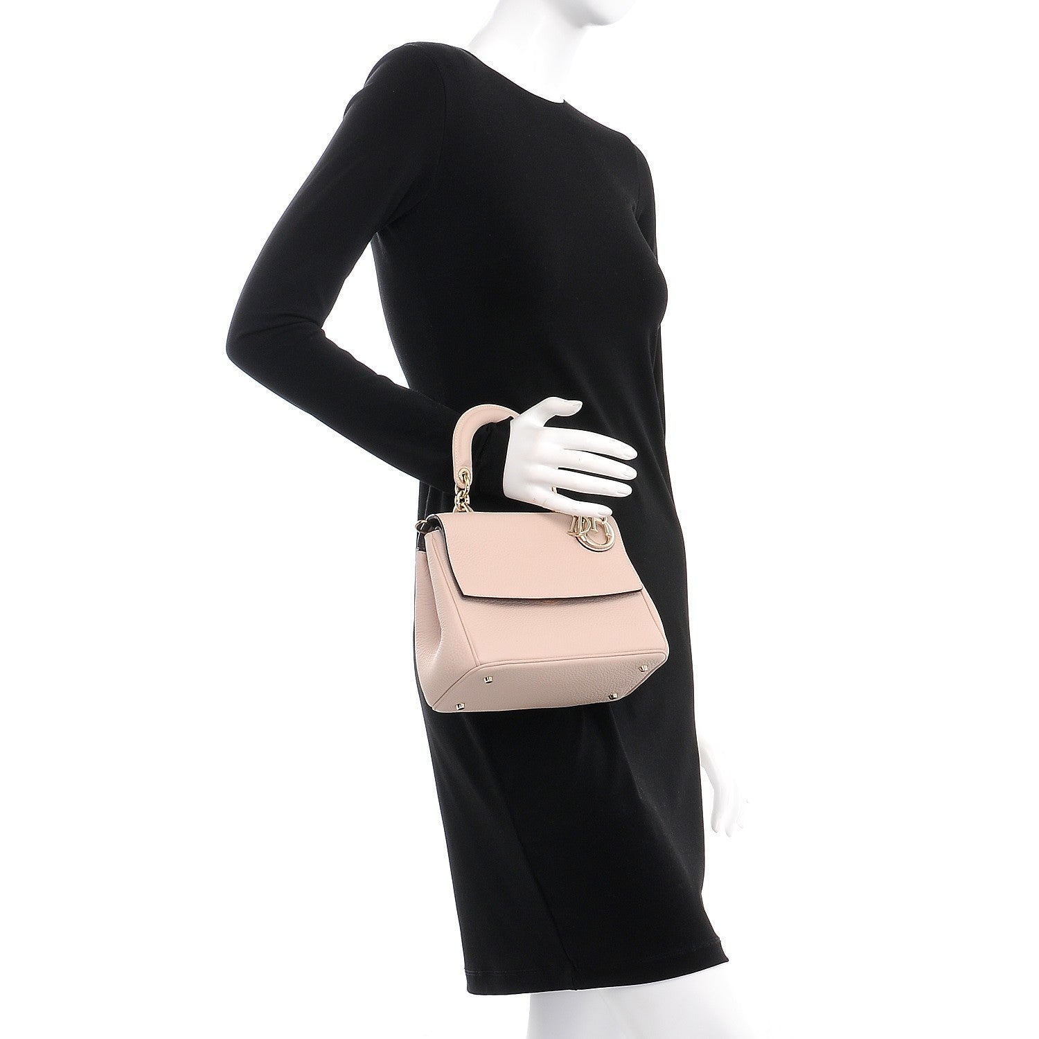 Christian Dior Bullcalf Mini Be Dior Flap Rose Poudre 3 of 9