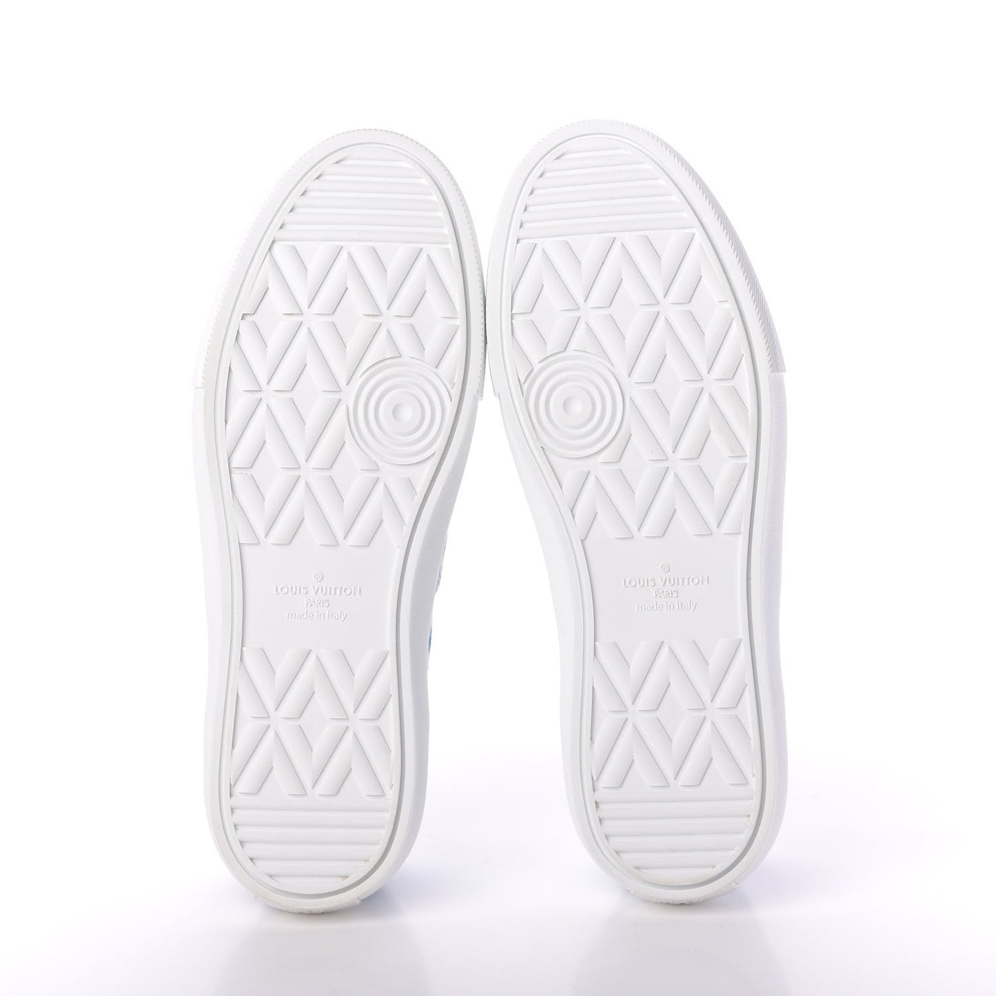 Denim Monogram Trocadero Tie Dye Sneakers 8.5 Marine