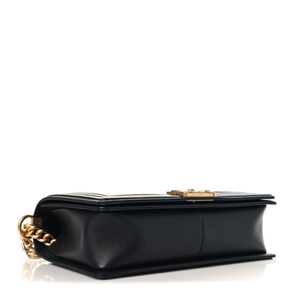 Chanel Calfskin Quilted New Medium Boy Flap Black 4 of 10