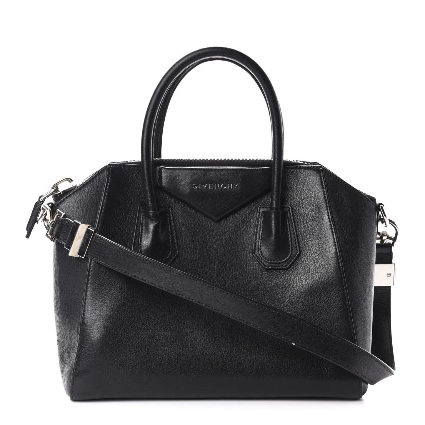 Sugar Goatskin Small Antigona Black